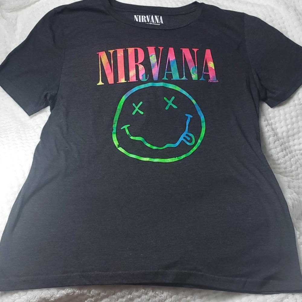 Womens XL Nirvana Graphic Tee